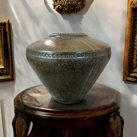 Antique Large Bronze Decorative Vase Floor Vase Rare Jar Ancient Pot